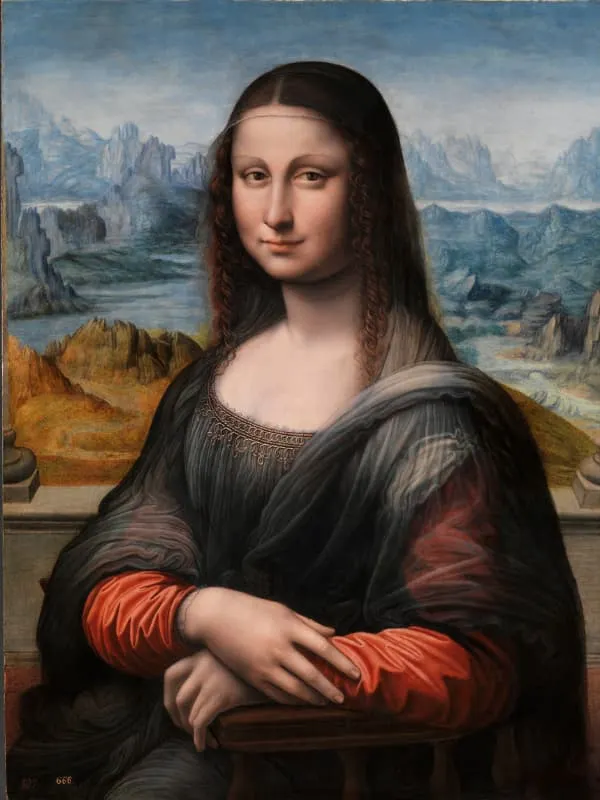 收藏在西班牙的普拉多博物館的這幅《普拉多蒙娜麗莎》（Prado Mona Lisa）是達文西學派的畫作，作者可能是達文西的學生。