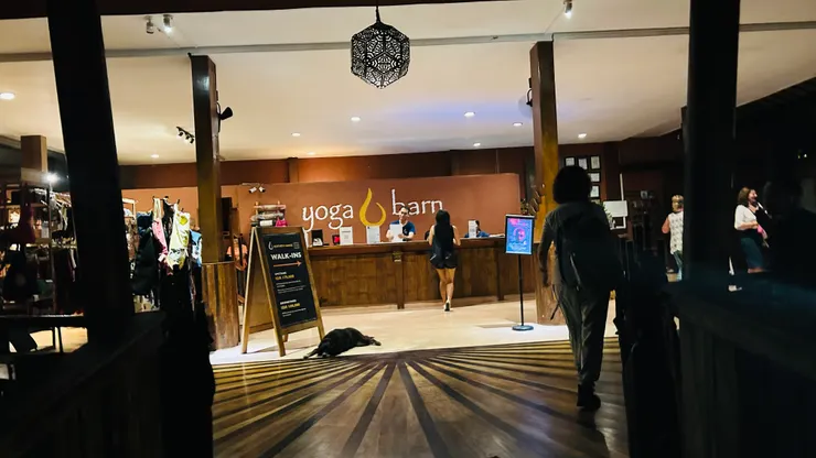 The Yoga Barn main reception