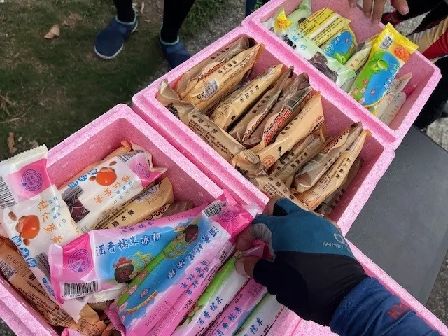 Tina請大家吃溪湖糖廠的冰棒