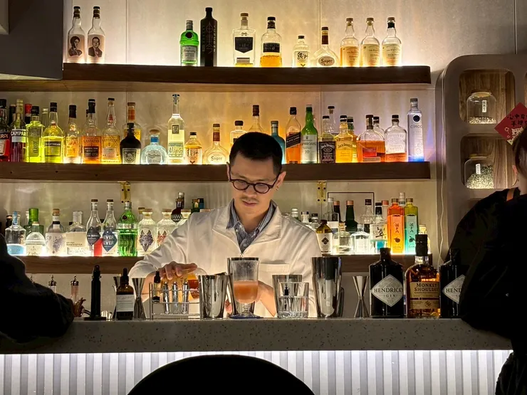 客座調酒師：Simon來自於台北的「實驗室新未來雞尾酒吧 Lab」