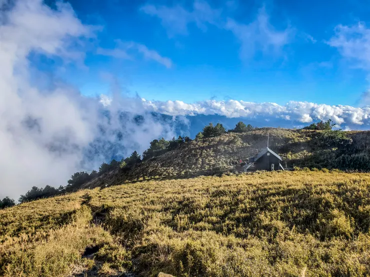 瓢簞山屋展望不錯哦！