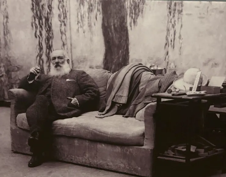 <莫內本人>   攝於《印象派—從莫內到美國：光、跨越海洋》展覽 富邦美術館  