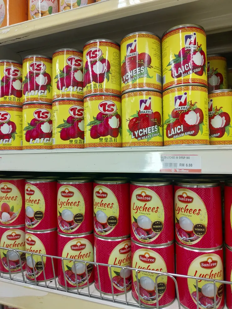 荔枝也做成罐頭了