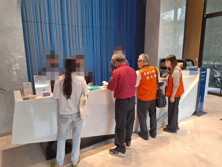 「高雄愛河智選假日酒店」聯合檢查(符合規定)。圖/高雄觀光局