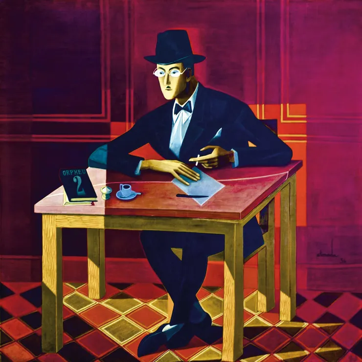 Portrait of Fernando Pessoa by José de Almada Negreiros (1954)