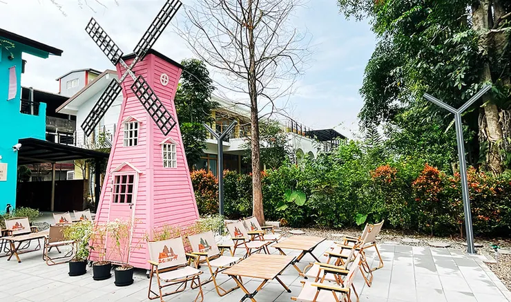 宜蘭新景點2026│巨型Labubu拉布布空降宜蘭梅花湖【大魔遇見熊】