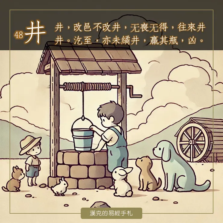 水風井，為自己開發資源，無私分享。  （漢克設計，AI生成圖）