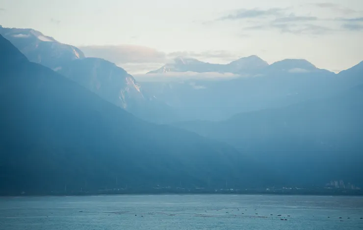 七星潭飯店窗外一景