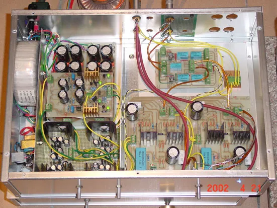 這是重新製作後的 DIY PASS 前級,看起來清爽多了