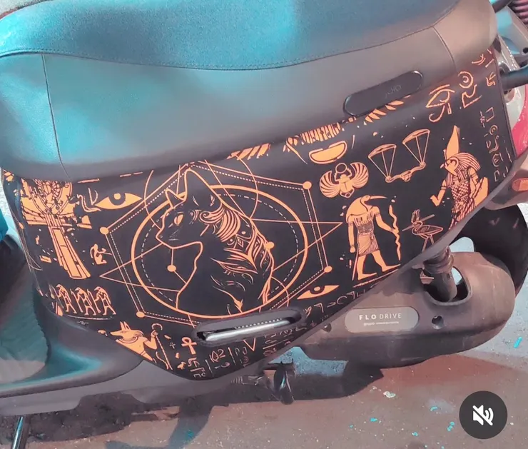 看到有人把機車改成這樣還真是特別啊