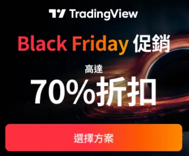 Tradingview黑色星期五年度3折優惠