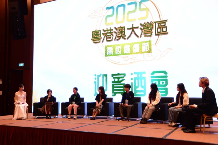 迎賓酒會學生分享創作經過