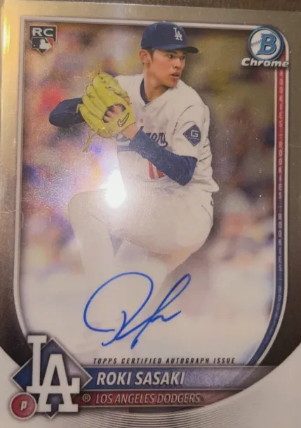 2025 Bowman chrome Rookie Auto
