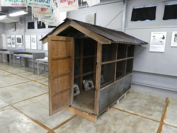 細川博士實驗用的貓屋。