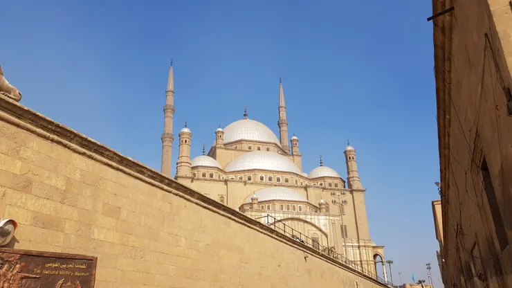 穆罕默德阿里清真寺的興建者，也同樣是埃及近代皇室的創始者。(攝於2019年)