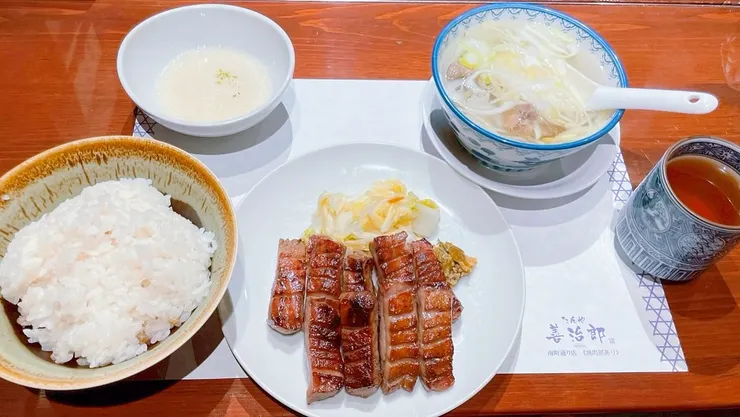 日本仙台必吃美食 善治郎牛舌真中定食