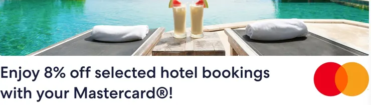 Hotels.com優惠碼｜新加坡Mastercard®預訂指定酒店專享92折!
