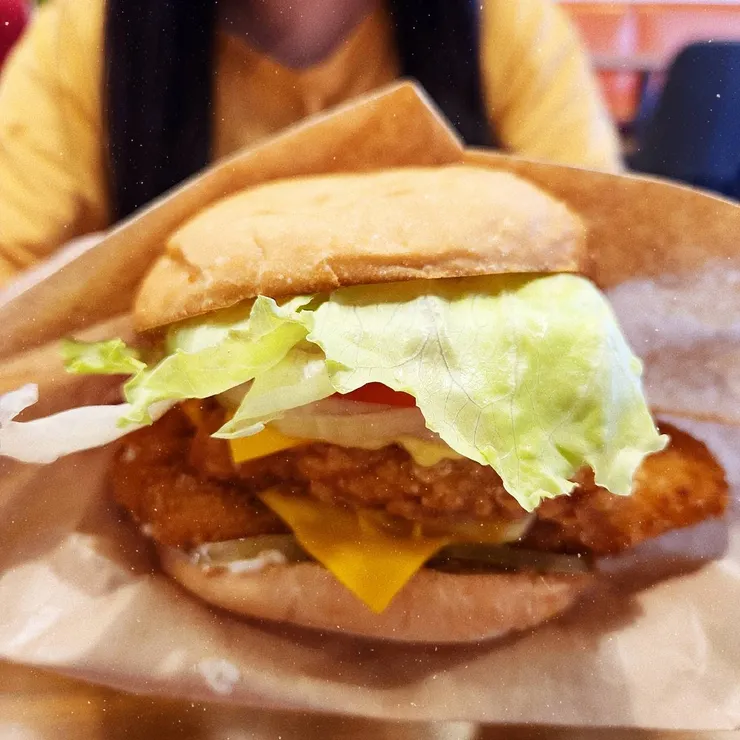 海陸雙併起司堡