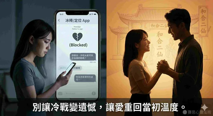 2026感情挽回成功案例封面圖-賽思老師和合術化解定位App誤會與冷戰封鎖