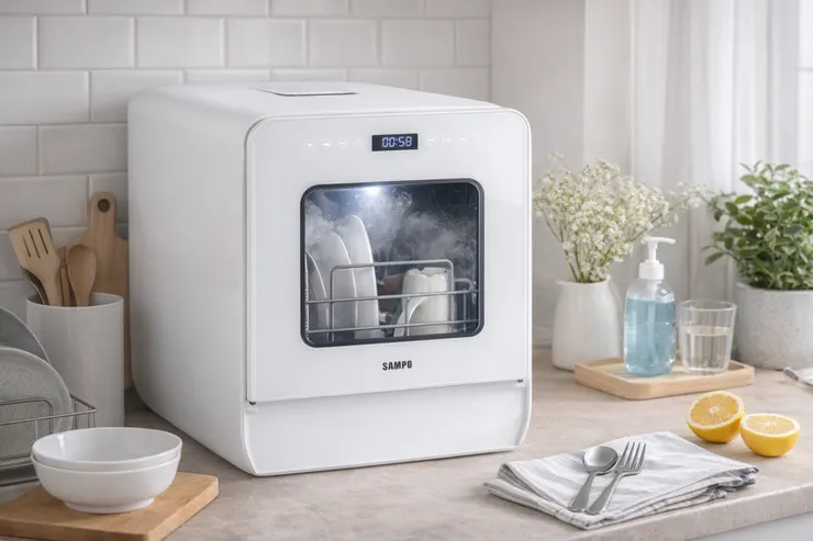 聲寶SAMPO5人份窄速洗3in1全自動洗碗機 WA-ZA05