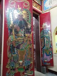 生動的彩繪門神（圖片截圖於網路）