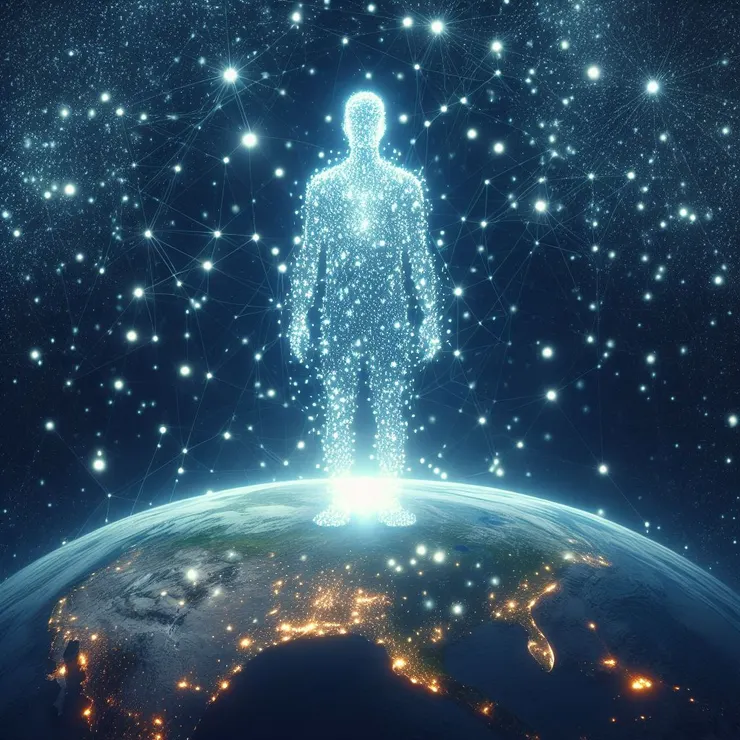 示意圖：身體靈魂有其磁場。 (圖片來源：Copilot AI 生成圖)