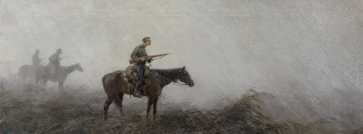 伊凡・弗拉基米羅夫，《夜間巡邏》，1904。