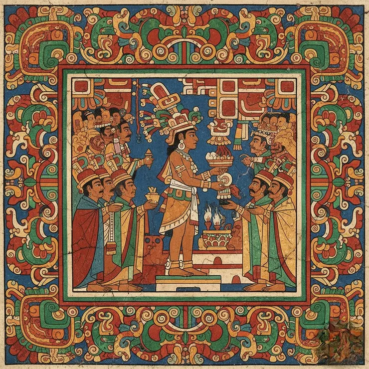 AI示意圖：巴加爾大帝之子繼位(來源：AI生成圖)