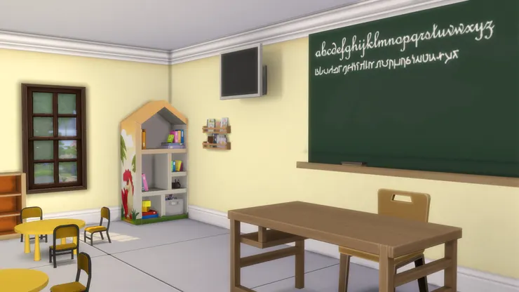 圖書櫃和電視機也一應俱全。