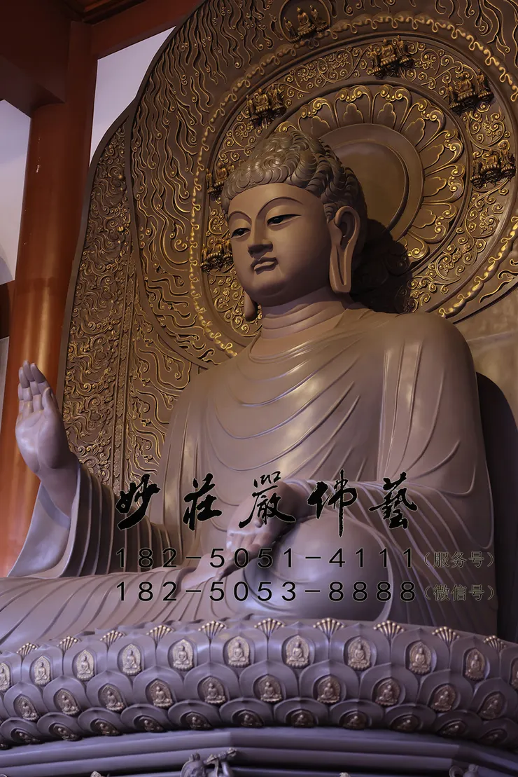 盧舍那大佛塑像右側近照實拍圖