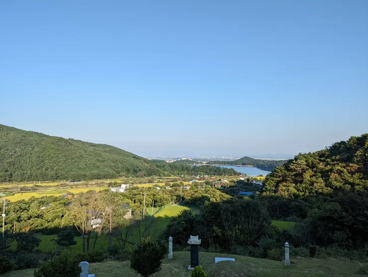 遠方就是下午去散步的玉溪貯水池