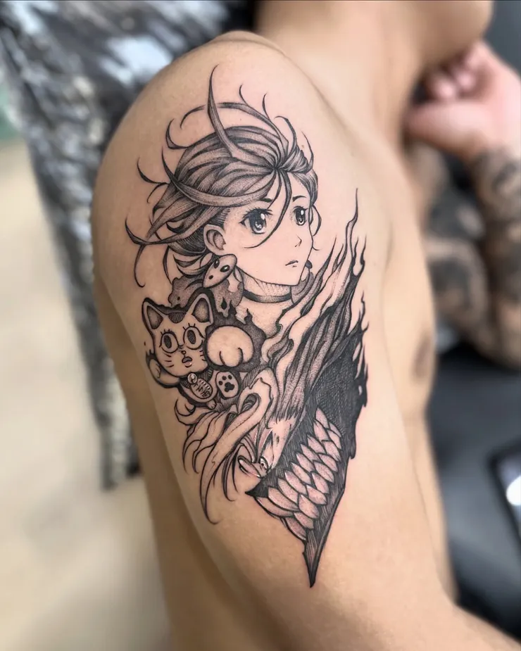 《膽大黨》－凱克刺青作品