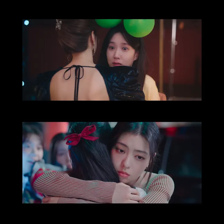 「擁抱」與「承諾」。( Source : Netflix。)