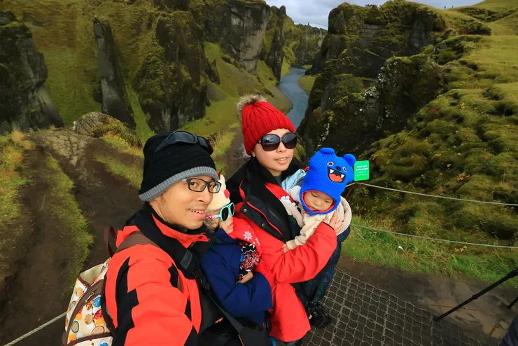 冰島。羽毛峽谷