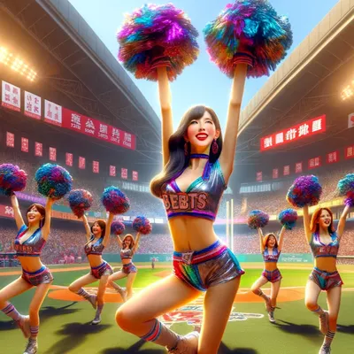 啦啦隊女孩與棒球選手 - 人物誌