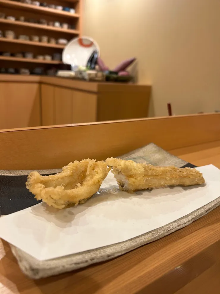 極度美味的穴子本人，從照片好像感受不到蒸氣的奔騰