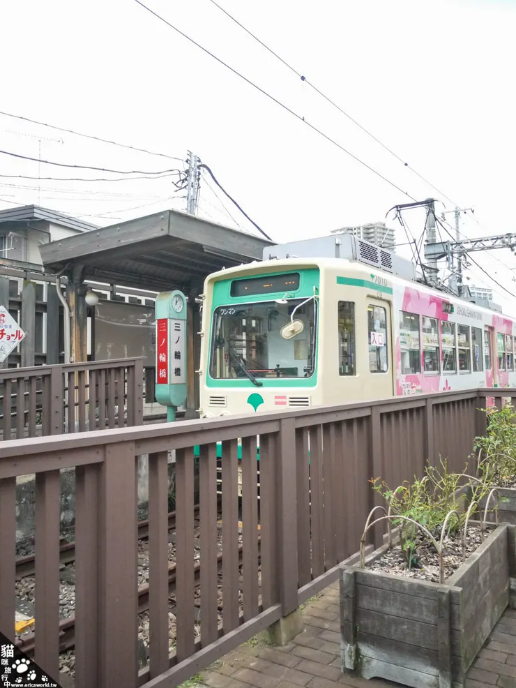 圖.電車等待ing。