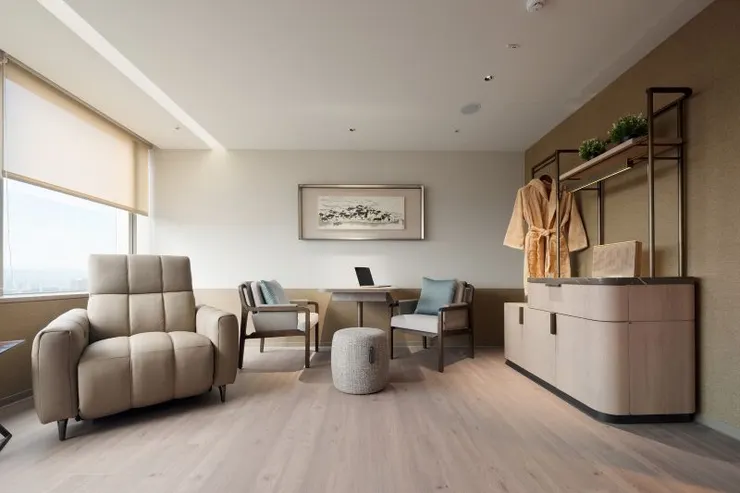 ▲診所透過五大核心檢測項目建立完整健康輪廓，提供高端、一站式健康管理服務。