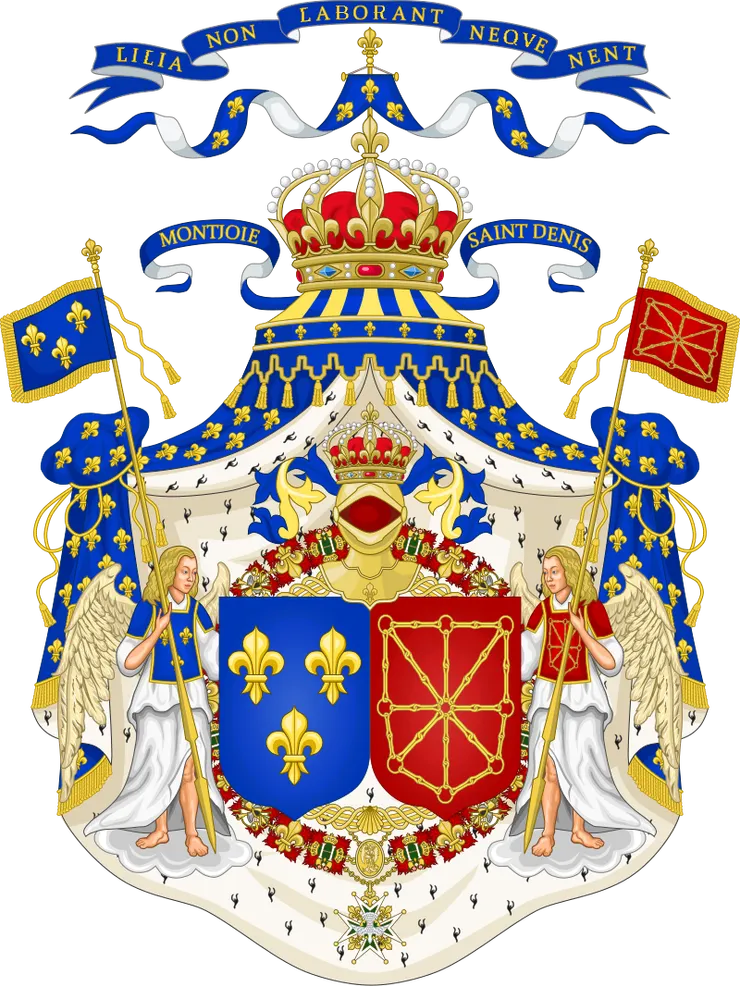 法蘭西王國國徽 （1589年－1792年）(來源：維基百科) 
