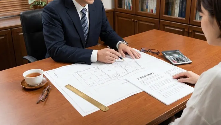 頂信法拍不動產顧問為客戶進行繼承持分土地諮詢，解說共有物分割與土地法34-1條應用策略。