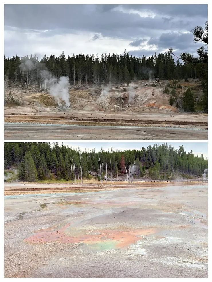 間歇泉景觀大同小異