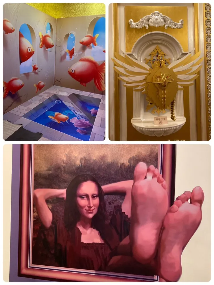 可以找找有趣的3D圖來拍照！