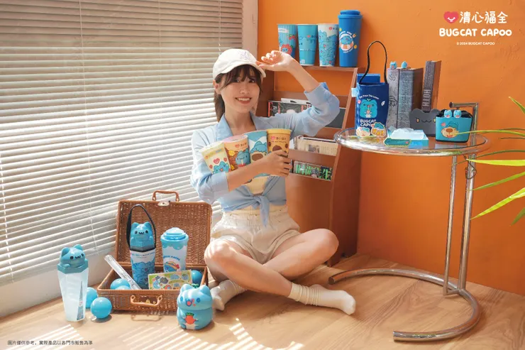 圖說：清心福全與貓貓蟲咖波的聯名商品，每一款都讓粉絲們為之瘋狂。（資料來源：清心福全）