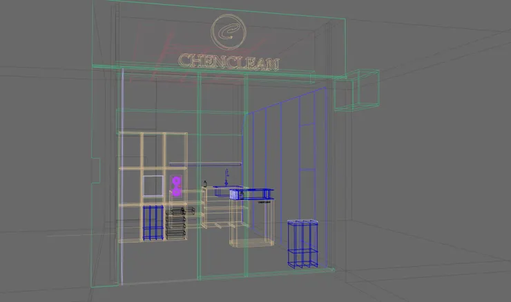 ChenClean加盟概念空間圖