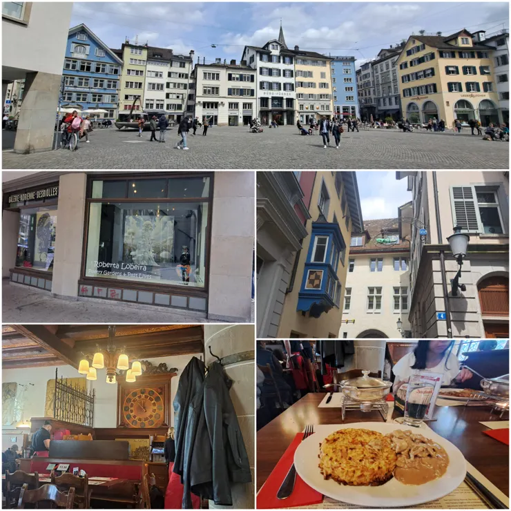 Münsterhof Brunnenej 廣場, 和我的午餐 蘇黎世小牛肉