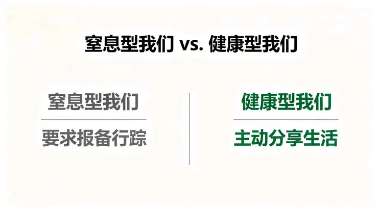 窒息的我們 vs 健康的我們