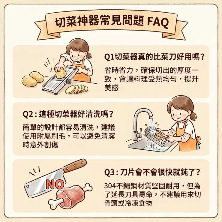 切菜神器常見問題FAQ