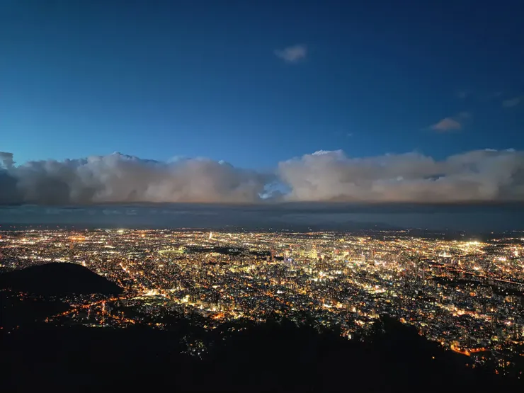 札幌藻岩山的夜景名不虛傳