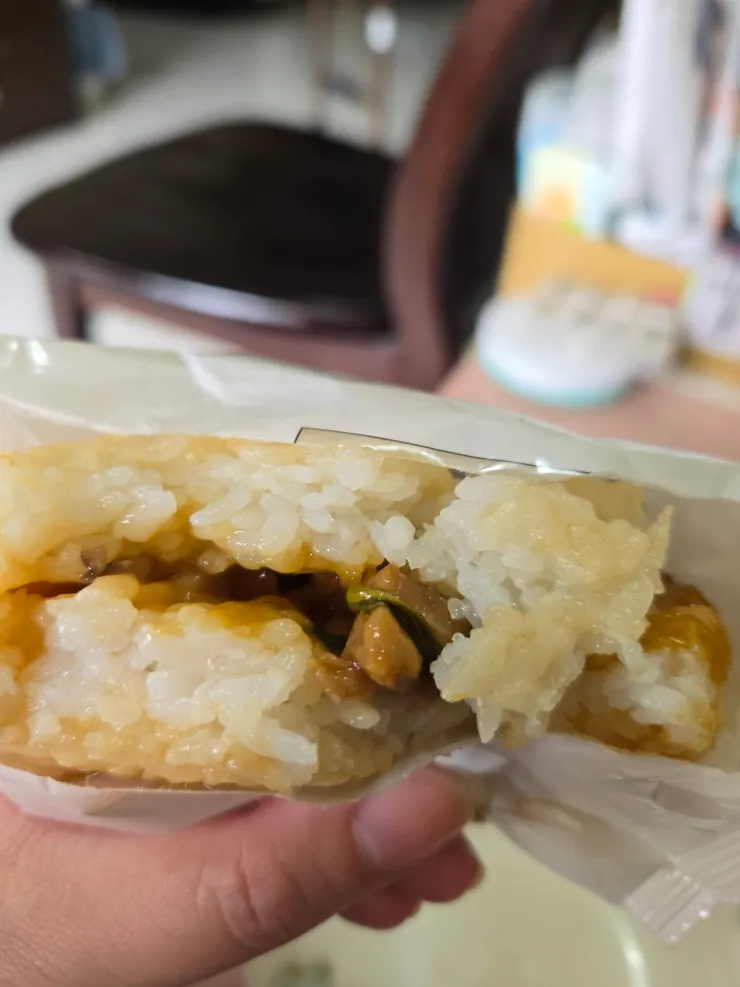 喜歡吃米漢堡又剛好有特價真的可以買!