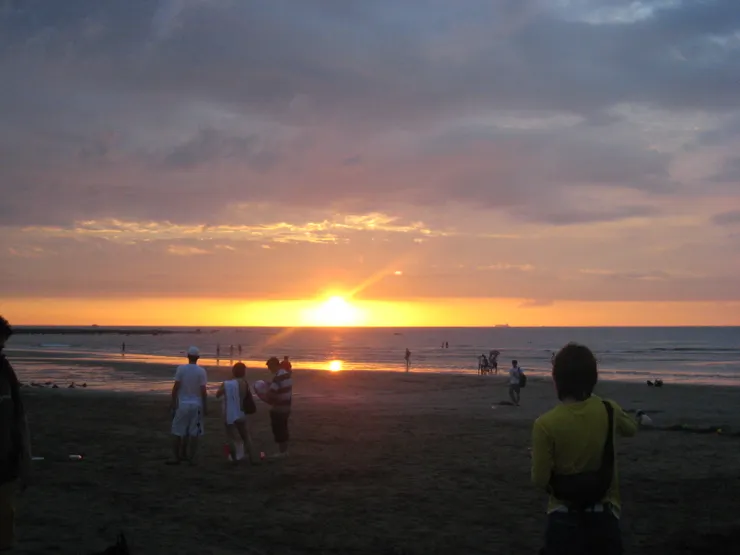 某次OGSM後去三芝瞎鬧一番隔天的夕陽